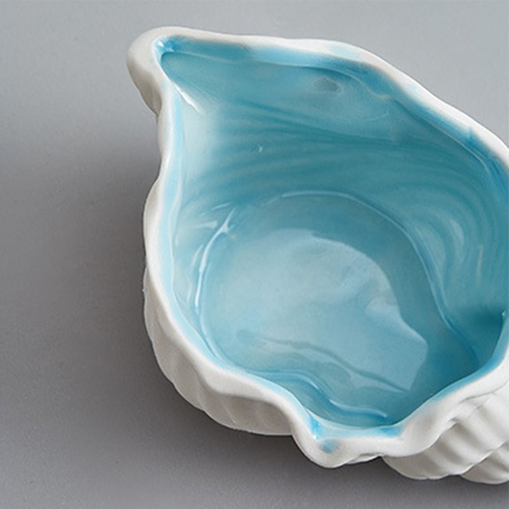 Conch Shape Ceramic Jewelry Tr - Ceramic Trinket Dish 评论和价格