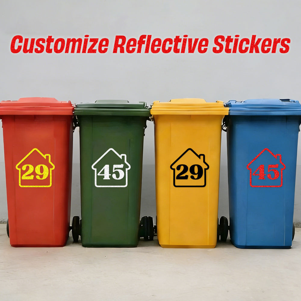 3PCS Custom Reflective Trash B - Home Decor Com 评论和价格