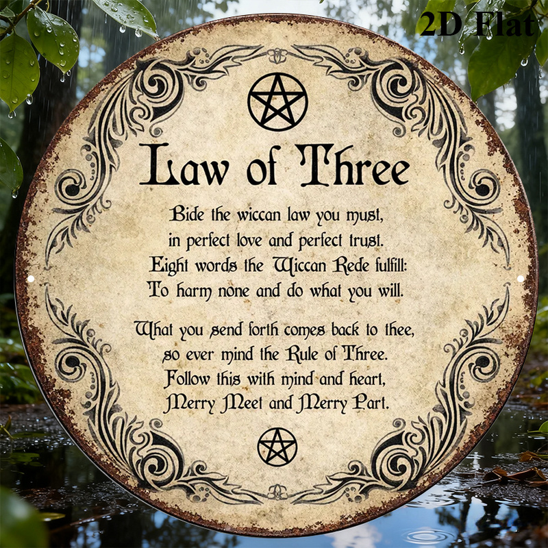 CIFBUY Vintage Wicca Triple Go - Home Decor Free 评论和价格