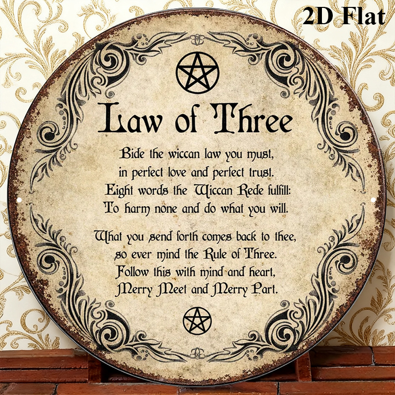 CIFBUY Vintage Wicca Triple Go - Home Decor Free 评论和价格