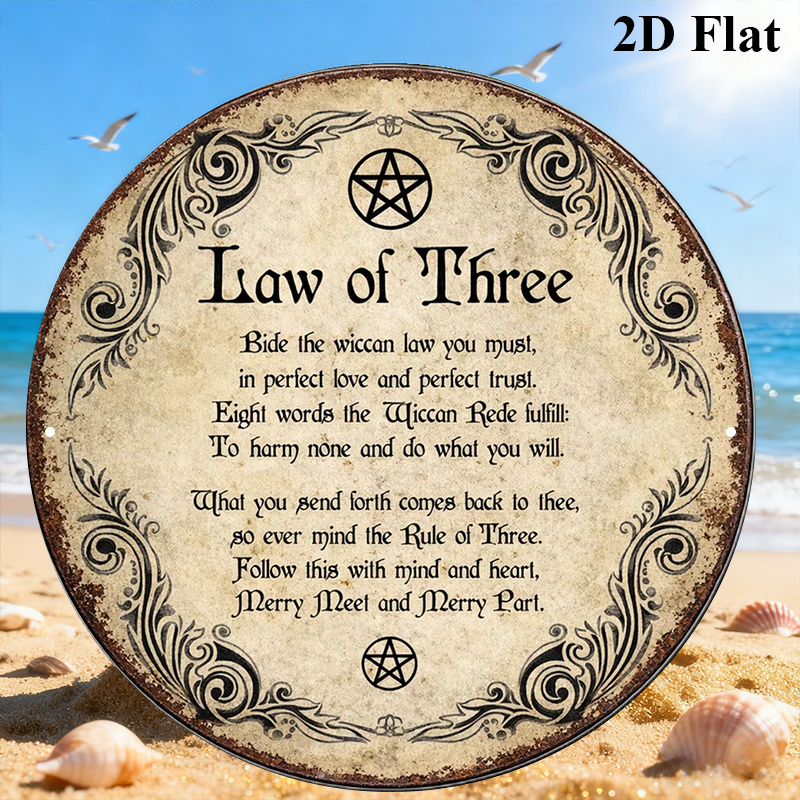 CIFBUY Vintage Wicca Triple Go - Home Decor Free 评论和价格