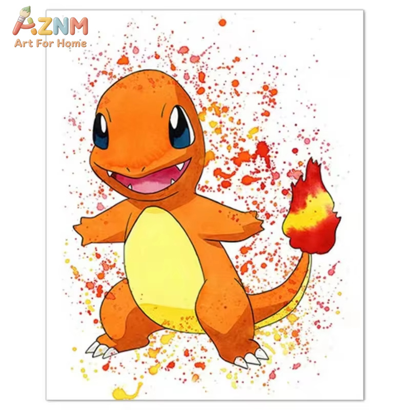 1PC ，Anime Pokemon Canvas Pain - Geometric Wall Art 评论和价格