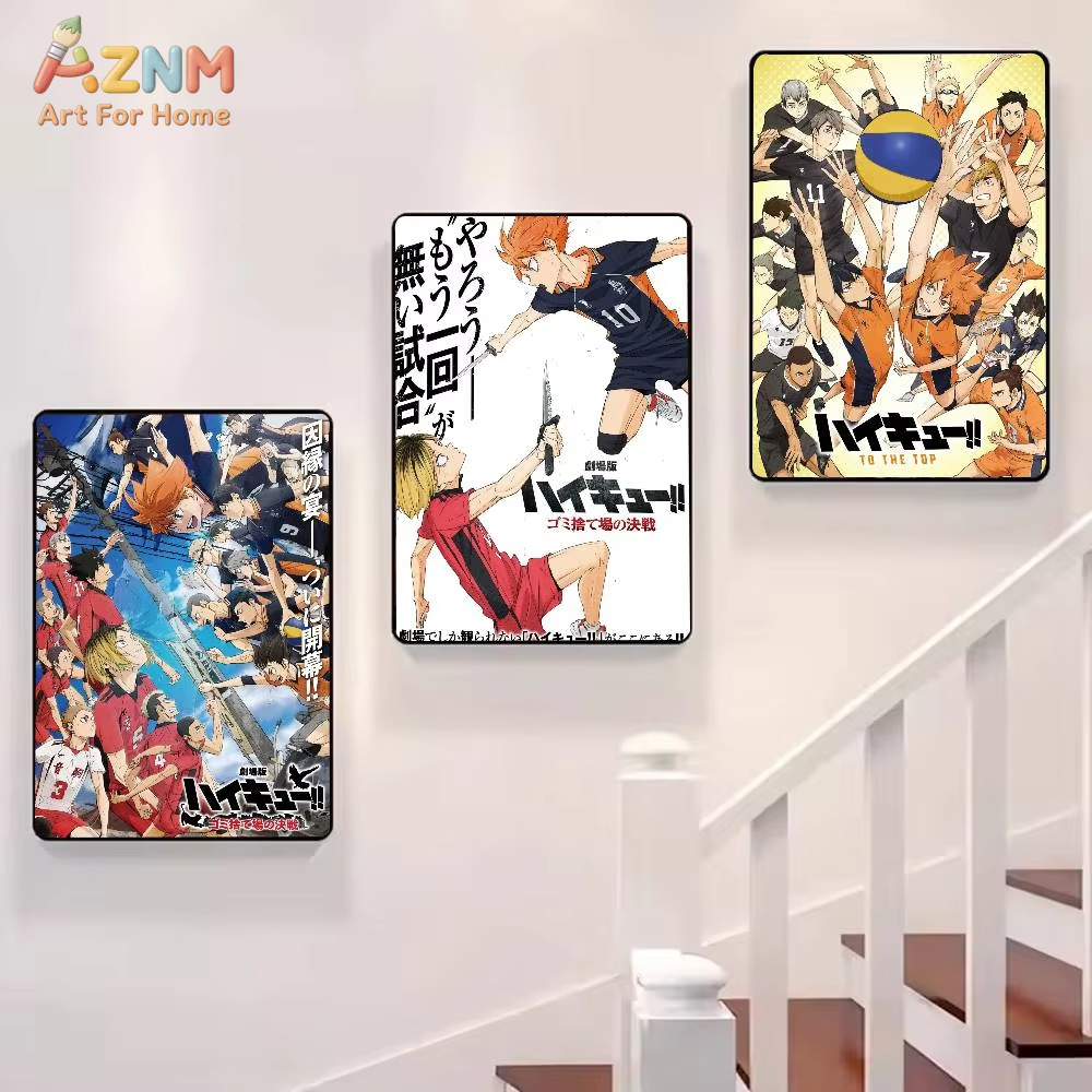 1PC ， H-Haikyuu Hot Anime Post - Geometric Wall Art 评论和价格